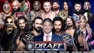 WWE Draft 2020 Predictions