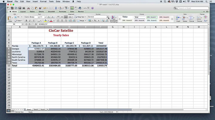 Removing Pound Signs in Excel