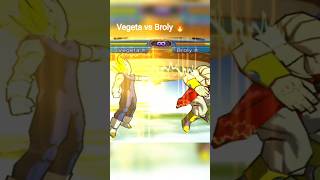 Vegeta vs Broly | PPSSPP | Dragon Ball Shin Budokai Another. #ytshorts #dragonballz