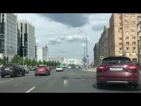 Центр Москвы. Садовое кольцо. На машине с комментариями!