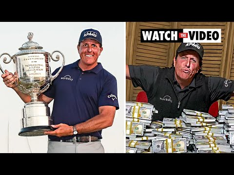 Video: Phil Mickelson maksā par savu azartspēļu ierašanos 2 miljonu ASV dolāru apmērā