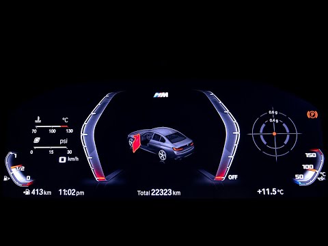 BMW M INSTRUMENT CLUSTER ON ALL OF G CHASSIS ID7