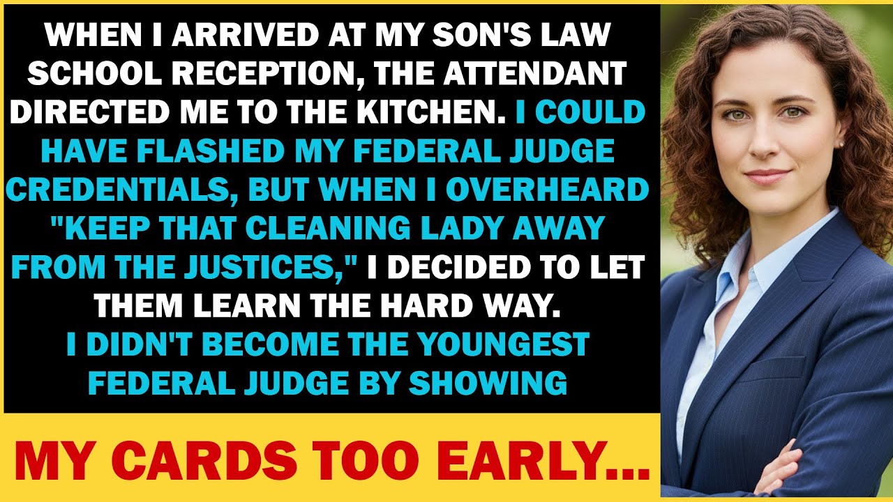 At My Son’s Law School Event, They Mistook Me For Staff — Until They Heard My Name Called As The...