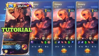 ONLY 2% GUSION USERS KNOW THIS SECRET TUTORIAL FOR IMMORTAL RANK!