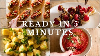 7 VEGAN SNACKS You Can Make in 5 Minutes!