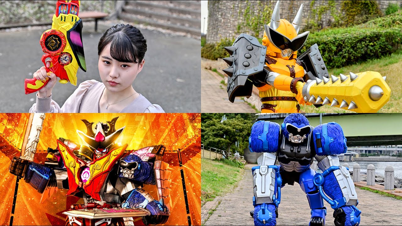 暴太郎戦隊ドンブラザーズ】オニシスター＆サルブラザーロボタロウ登場