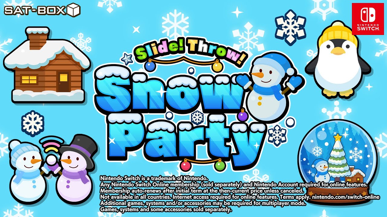 Slide! Throw! Snow Party【Nintendo Switch】