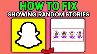 HOW TO FIX SHOWING RANDOM STORIES ON SNAPCHAT STORIES | FULL GUIDE! screenshot 1