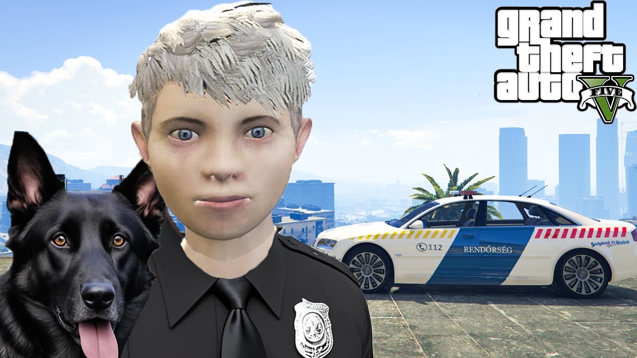 Gyerekként Csatlakoztam A MAGYAR Rendőrséghez a GTA 5-ben!😱