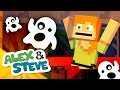 👻 Haunted by Ghosts?! | The Minecraft Life of Alex and Steve | Halloween Minecraft Animation