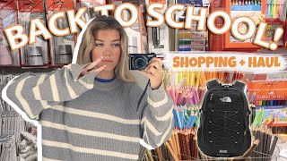 BACK TO SCHOOL VLOG🏫📖⭐️ Shopping + haul