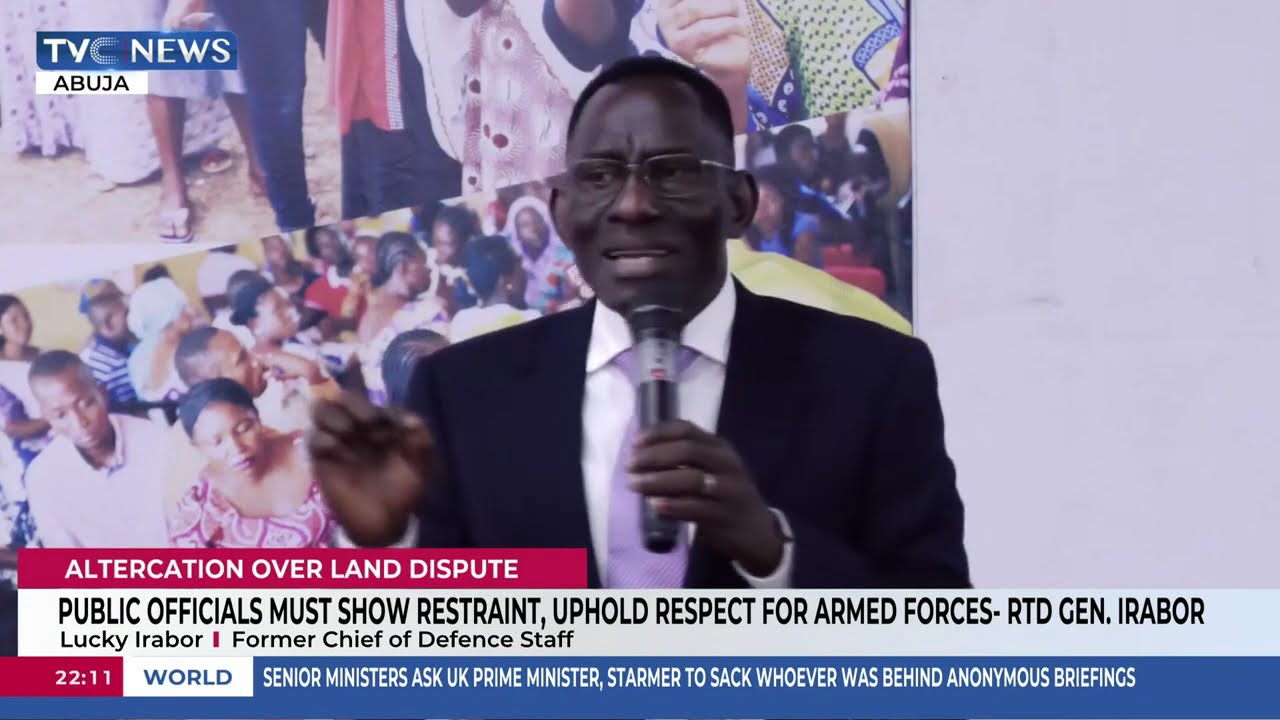 Public Officials Must Show Restraint, Uphold Respect For Armed Forces Rtd Gen. Irabor