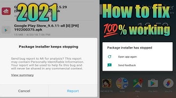 how to fix package installer keeps stopping xiaomi | mi | redmi 2021 package installer has stopped