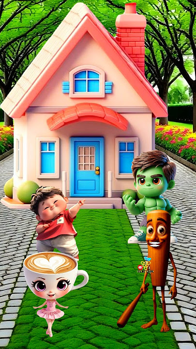 Looking for tungtung sahur at Hulk’s house #cartoon #funny #shorts #comedy #animation #usa #english