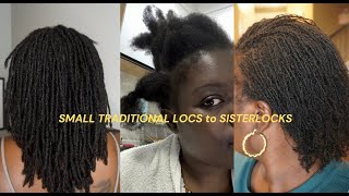 Combed out my locs & transitioned to Sisterlocks