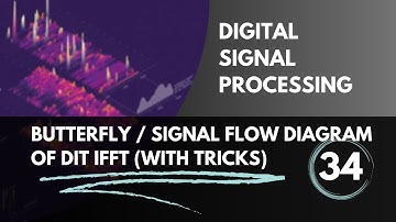 Butterfly / Signal Flow Diagram of DIT IFFT | Lecture 34 | Digital Signal Processing