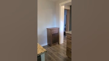 Check out this DIY trash can cabinet! #shorts