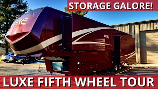 Luxe Fifth Wheel Tour  38GFB Gold with Attic Storage