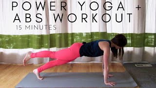 15 Minute Power Yoga And Abs Workout Fit Mama Real Food