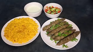 غداء 1) أسهل وأسرع طريقة لكفتة الحاتي _ طريقة عمل رز بسمتي مفلفل - واسهل وأطعم طريقة للطحينة