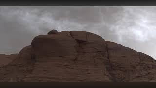 Twilight Ice Clouds drifting on Mars spotted in color by NASA's Curiosity Rover 2021