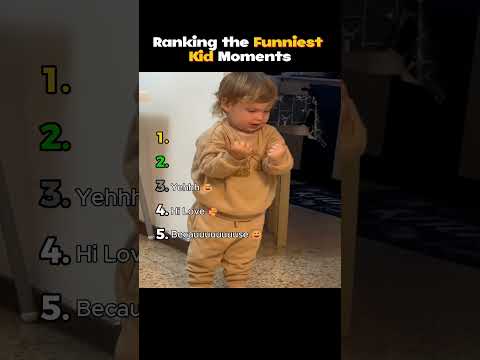 Ranking the Funniest Kid Moments #shorts