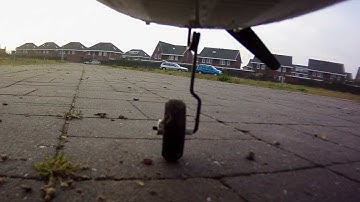 Onboard cam on a E-Flite Apprentice 15e , small crash half way.