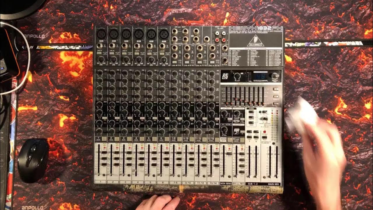 Cleaning An Old & Very Dirty Behringer XENYX 1832 FX Mixer Part Two