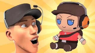 tf2 scout fumo spinning to scarlet police ghetto patrol