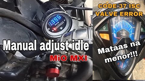 CODE 37 | MANUAL ISC AEROX/NMAX CONVERTED TO MIO MXI 125