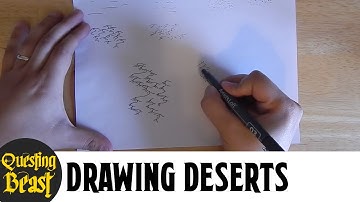 How to Draw Deserts: Fantasy Map Making Tutorial for DnD
