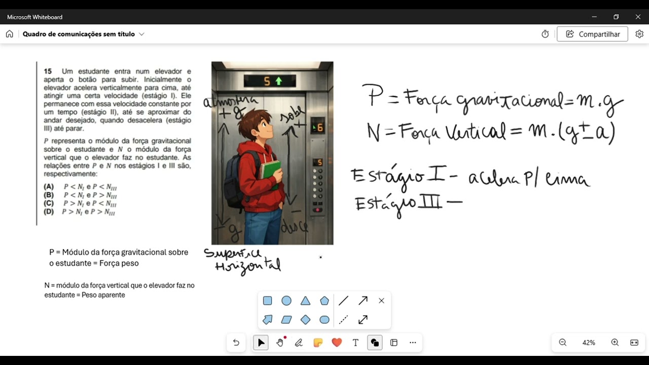 vestibular Cederj questão 15 Física