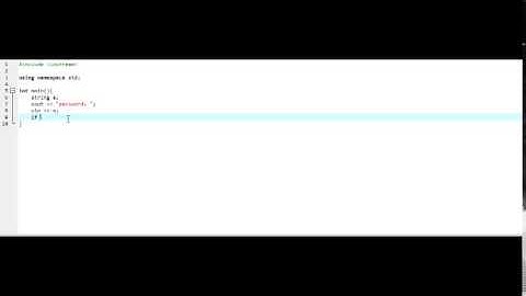 login in c++ for beginners