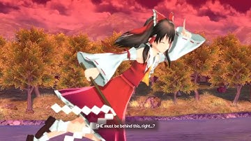 Touhou Azure Reflections - Reimu C (Ascetic, Lunatic, 1CC, No Miss, No Bomb)