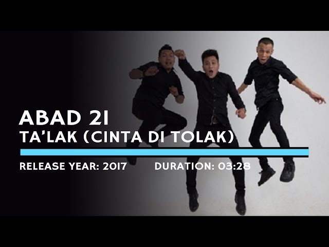 Abad 21 - Ta'lak | Cinta Ditolak (Lyric) class=