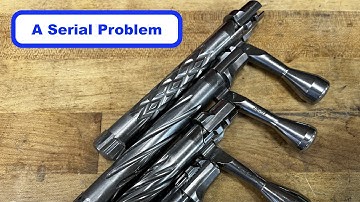 Laser engraving rifle bolts with serial number to match the receiver