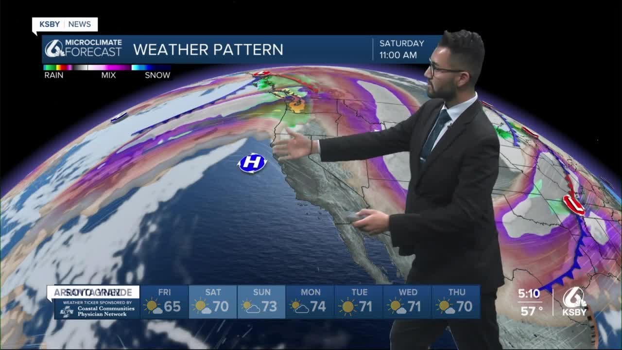 Windy conditions will continue through the weekend with warming temps ...