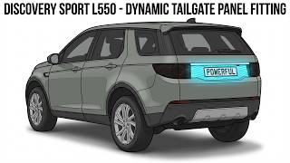 How to fit Dynamic Tailgate Panel to Land Rover Discovery Sport L550 Fitting Instructions LR155030