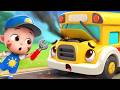 The Wheels on the Bus (Broken Bus Version) | 英語の歌 | 子ども向け英語聞き流し | 子どもの歌 | 童謡 | リアとチャチャ | LiaChaCha
