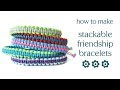 Easy friendship bracelet DIY tutorial - square knot macrame