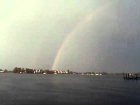 Double Rainbow in Elizabeth City, NC by Velocir