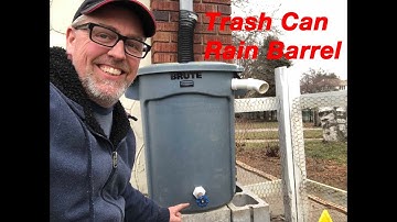 Trash Can Rain Barrel
