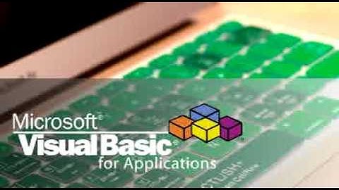 Học lập trình VBA - Cải thiện kỹ năng Excle của bạn