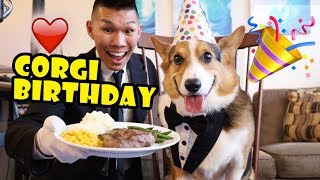 Corgi Dog Gets Butler for 5th Birthday || Life After College: Ep. 625