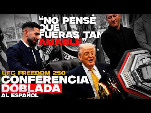 ILIA TOPURIA AND JUSTIN GAETHJE WITH THE PRESIDENT: "THE GREATEST SPORTING EVENT IN HISTORY" | UFC