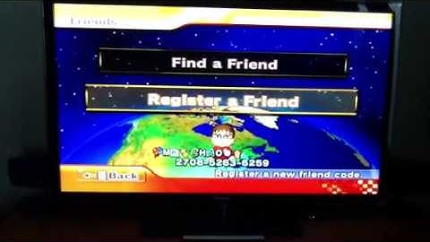 Mario Kart Wii hacker friend code