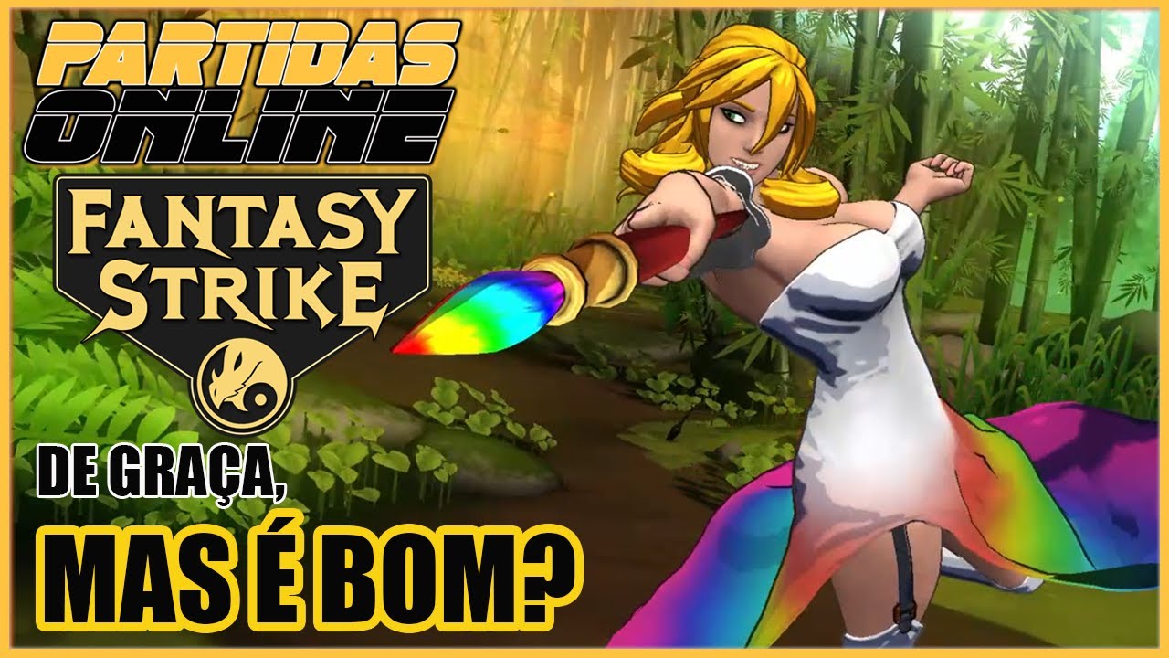 JOGO DE LUTA GRÁTIS: FANTASY STRIKE! (Gameplay) 