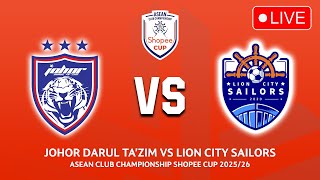Download Lagu 🔴 JOHOR DARUL TA'ZIM VS LION CITY SAILORS - ASEAN CLUB CHAMPIONSHIP SHOPEE CUP 2025/26 MATCH PREVIEW MP3 Download Lagu 🔴 JOHOR DARUL TA'ZIM VS LION CITY SAILORS - ASEAN CLUB CHAMPIONSHIP SHOPEE CUP 2025/26 MATCH PREVIEW MP3