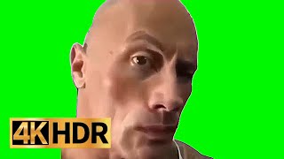 Dwayne Johnson Eyebrow Meme Green Screen