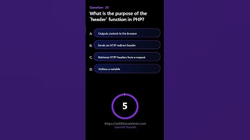 What is the purpose of the header function in PHP